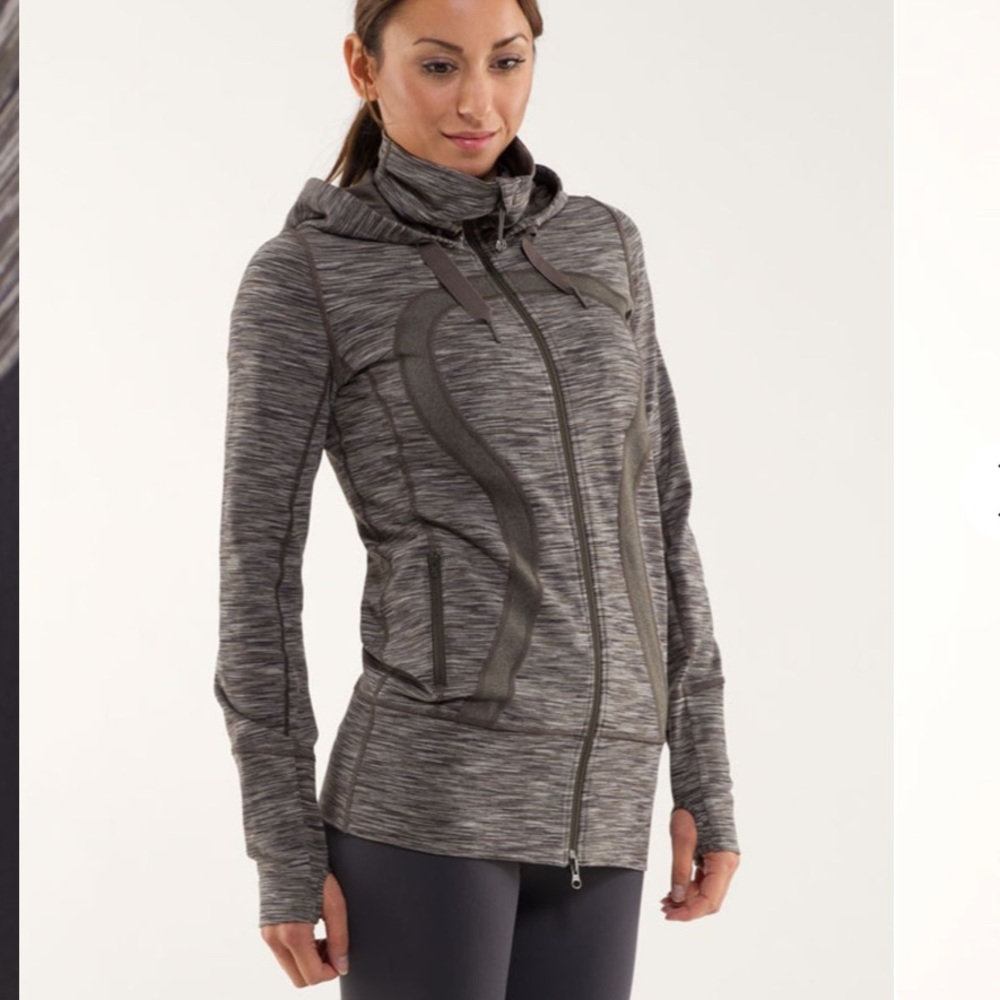 Lululemon Stride Jacket in Wren Space Dye / Wren